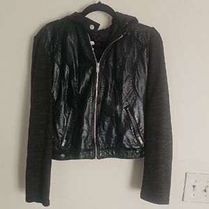 Xhilaration Black Leather Women's Jacket